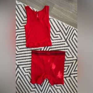 Skims Boxer Cotton Rib Set